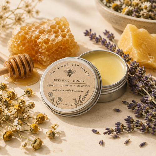 Baume à lèvres naturel cire d'abeille