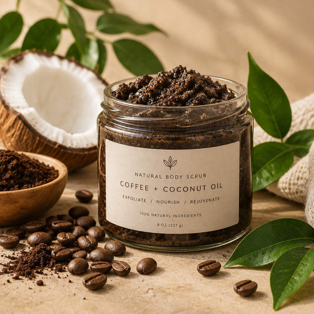 Exfoliant corps naturel café coco